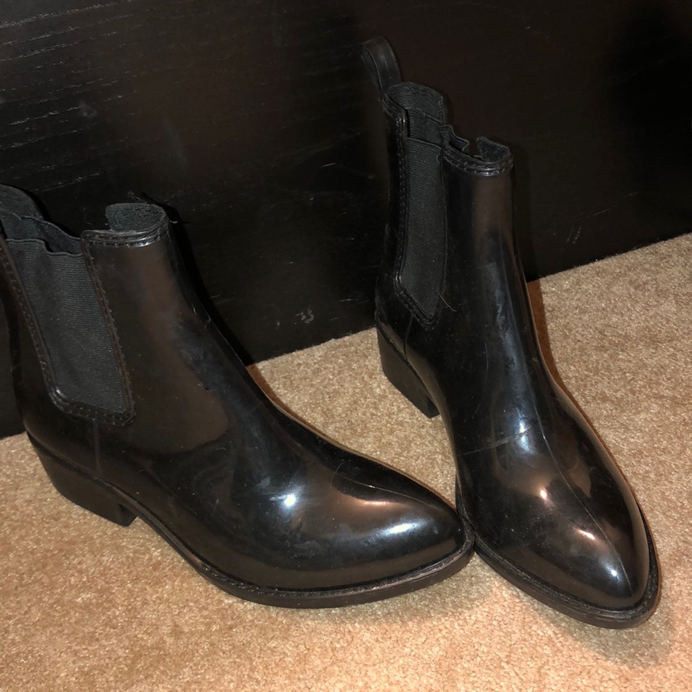 ANTHROPOLOGIE CHELSEA RUBBER RAINBOOT